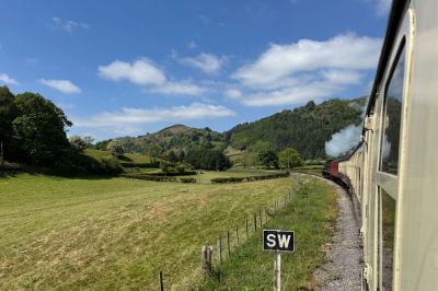 Steam train in the Dee Valley