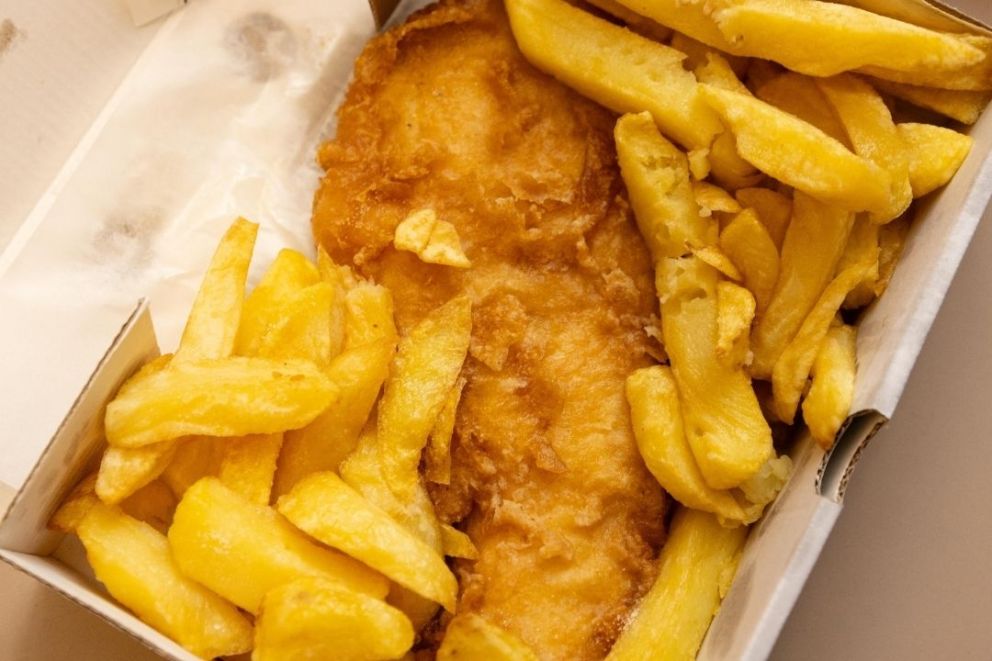 portion of chips