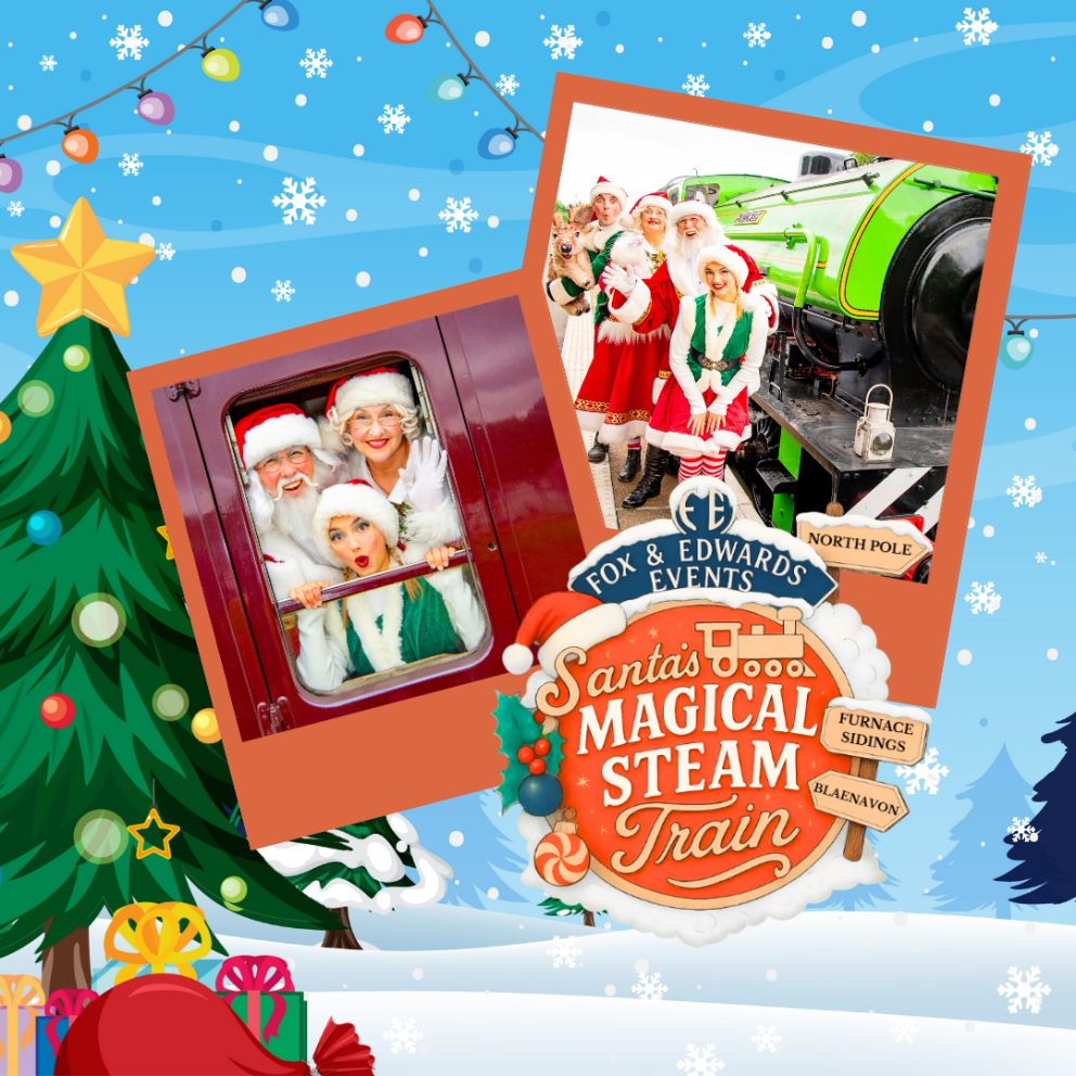 Santa's Magical Steam Train Gwent