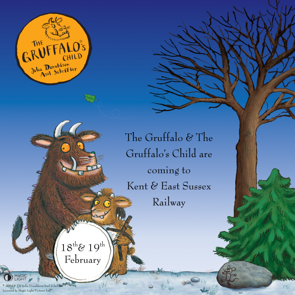 The Gruffalo & Child promoting a Kent family journey