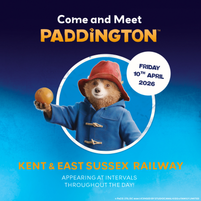 Paddington promotes a day out at Kent & East Sussex Railway
