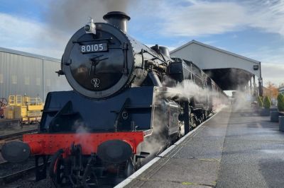 Standard 4 locomotive at Bo'ness
