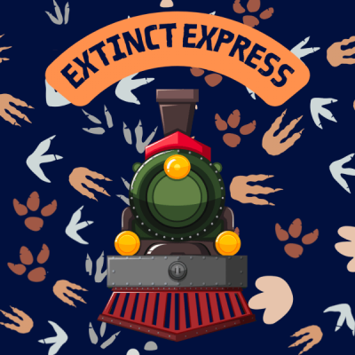 Extinct express logo