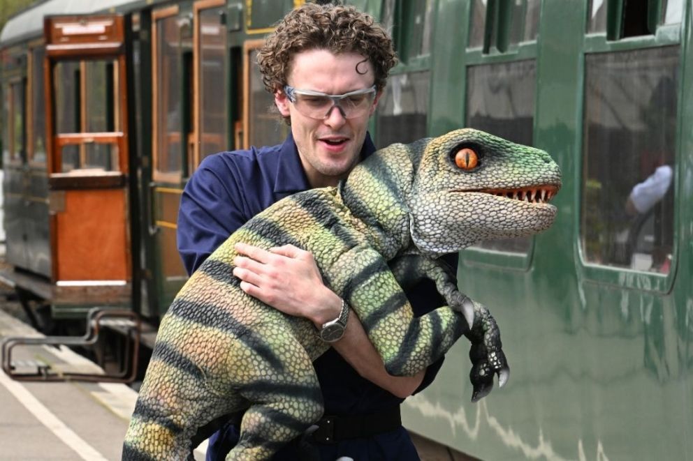 Dinosaur puppet