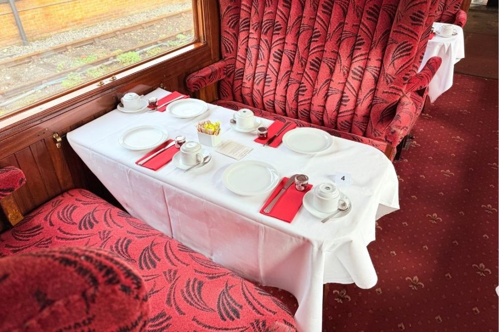 First class carriage in Kent