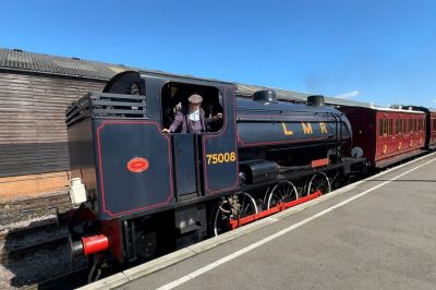 Steam locomotive at Tenterden