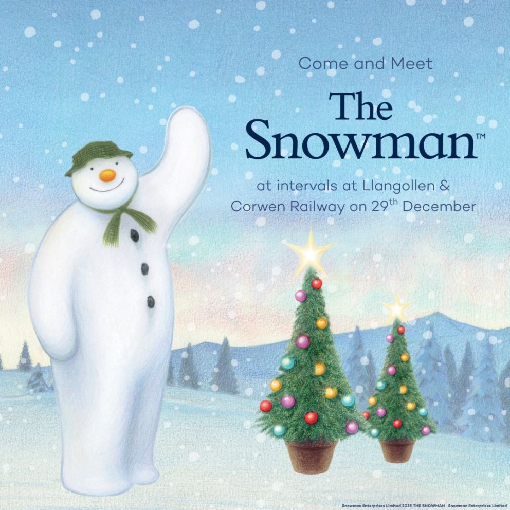 Llangollen Snowman Wales