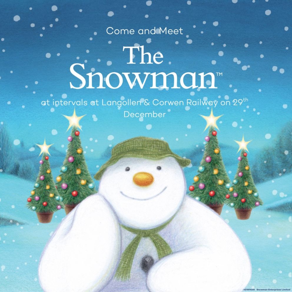 Llangollen Denbighshire Snowman