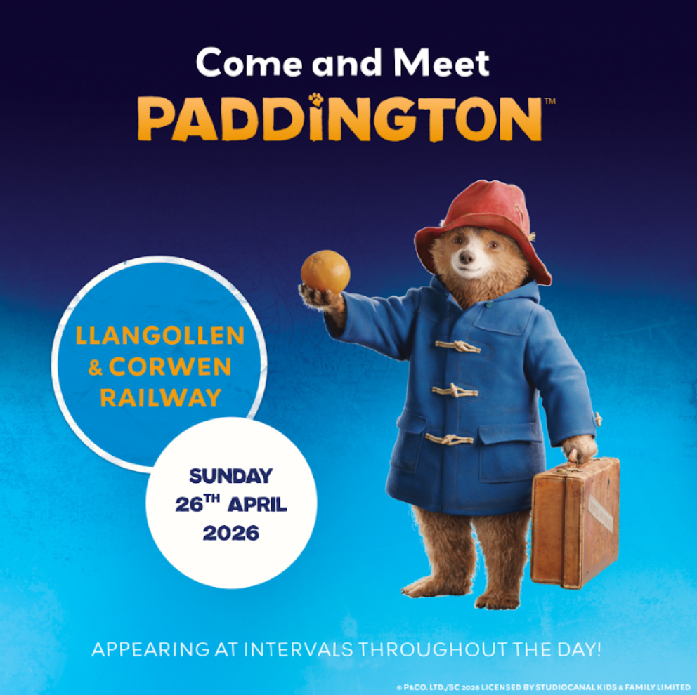 Paddington promotes a day out at Llangollen Railway