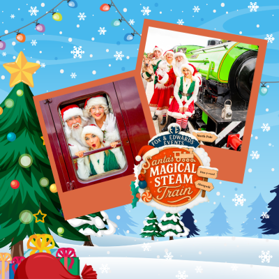 Santas Magical Steam Train Carmarthenshire