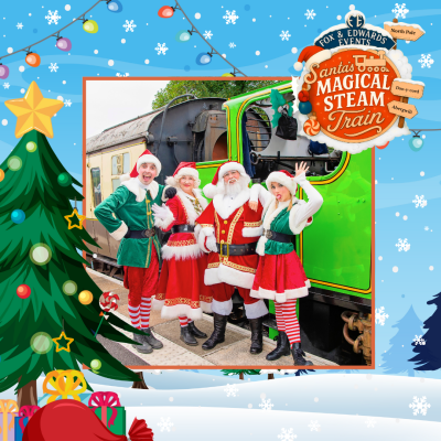 Santas Magical Steam Train Carmarthenshire