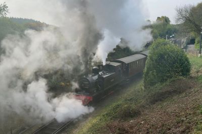 Steam train at Tanfield