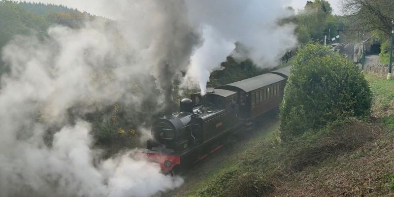 Steam train at Tanfield